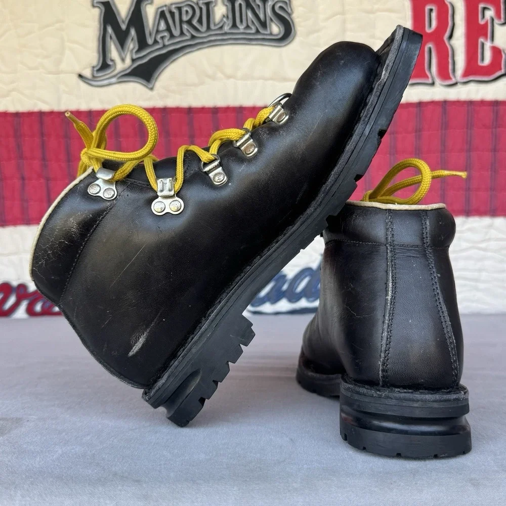Size 6.5 Vibram Asolo Sport Snowpine Leather Boots 5507 Snow Ski X-Country Mens‎